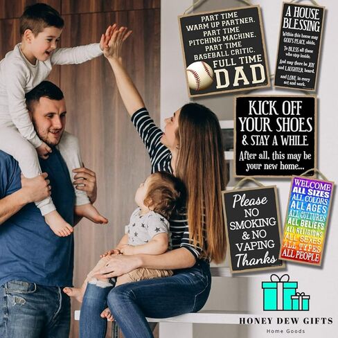 Honey Dew Gifts Home Decor, Please Remain Seated for the Entire Performance 5 inch by 10 inch Hanging Sign, Bathroom Wall Art, Bathroom Wall Decor, 75699 in Kuwait