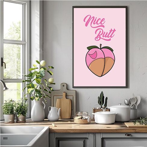 Preppy Canvas Wall Art Pink Bow Print Preppy Wall Art Fashion Poster Print Teen Room Decor Preppy Aesthetic Wall Art Aesthetic Girly Print Preppy Room Aesthetic Poster Gallery Dorm Bedroom Poster in Saudi Arabia