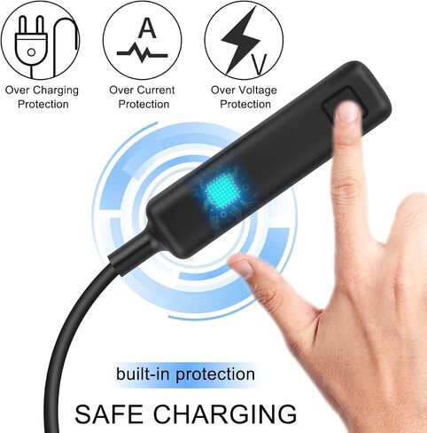 شاحن متوافق مع جهاز تتبع اللياقة البدنية Fitbit Flex 2، قاعدة حامل كابل شحن USB بديلة للساعة الذكية، غير مناسب لـ Fitbit Flex، 15 سم / 100 سم، قطعتان in Saudi Arabia