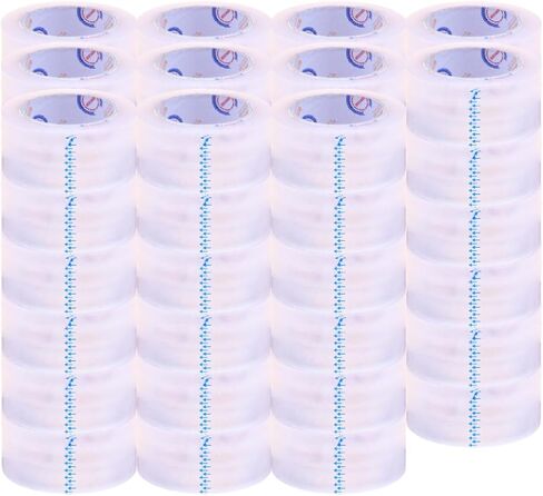 Noah's Ark Warehouse Heavy Duty Clear Packing Tape for Shipping, Moving, and Storage, 2 Inch x 110 Yards, 6 Rolls Refills - Ultra Strong, 2.0 mil Thickness, Industrial Grade Adhesive Tape (6 Pack) in Saudi Arabia