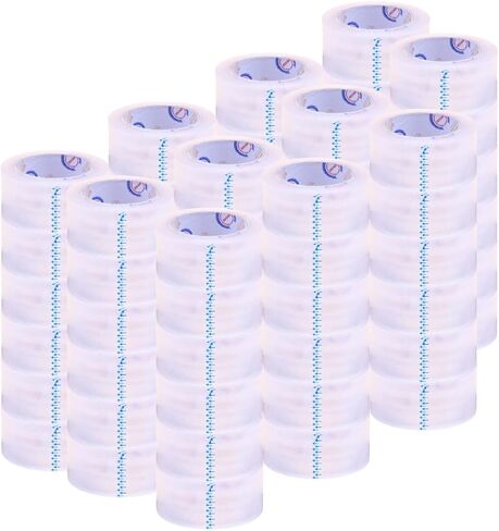 Noah's Ark Warehouse Heavy Duty Clear Packing Tape for Shipping, Moving, and Storage, 2 Inch x 110 Yards, 6 Rolls Refills - Ultra Strong, 2.0 mil Thickness, Industrial Grade Adhesive Tape (6 Pack) in Saudi Arabia