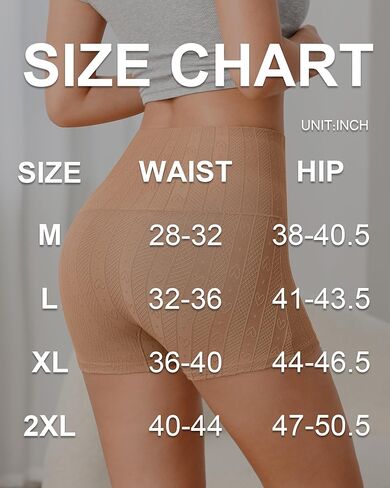 ملابس داخلية قصيرة للأولاد من القطن عالية الخصر من ASIMOON للنساء، تحكم بسيط في البطن ومضادة للاحتكاك، سراويل داخلية 3 قطع in Kuwait