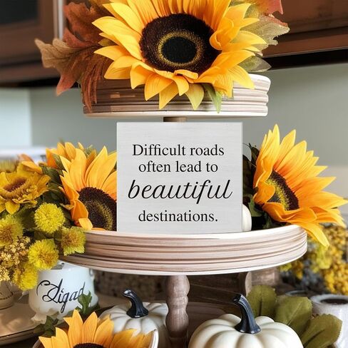 Inspirational Encouragement Gifts for Women Man Bestie Sisiter Coworker, Cheer Up Motivational Gifts Hard Time Gifts Inspirational Positive Sign 5" x 5" in Saudi Arabia