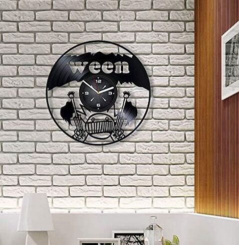 Ween Vinyl Record Wall Clock. Decor for Bedroom, Living Room, Kids Room. Gift for Him or Her. Christmas, Birthday, Holiday, Housewarming Present. in Saudi Arabia