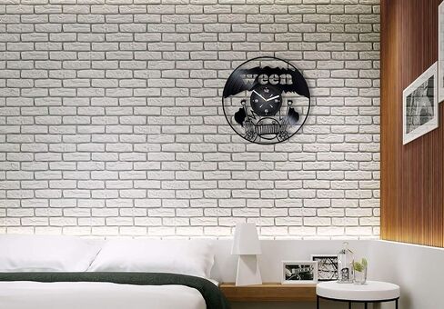 Ween Vinyl Record Wall Clock. Decor for Bedroom, Living Room, Kids Room. Gift for Him or Her. Christmas, Birthday, Holiday, Housewarming Present. in Saudi Arabia