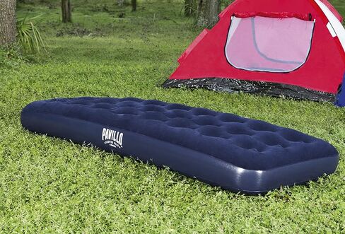 Bestway Pavillo Single Size Air Bed | Inflatable Outdoor, Indoor Airbed for Camping, Quick Inflation Air Mattress, Blue in Kuwait