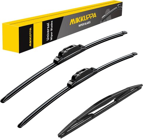 MIKKUPPA 26+"16+"12" Windshield Wiper Blades Replacement for 2006-2015 Mazda 5, Front Wiper Blades Rear Wiper Blades, Durable Stable Quiet All Season Wiper Blades Set (Pack of 3) in Saudi Arabia