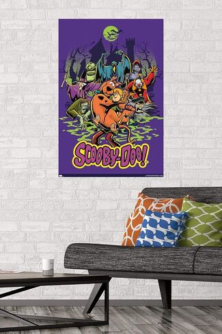 Trends International Scooby-Doo - ملصق حائط لمجموعة الأشرار، 22.37 بوصة × 34.00 بوصة، إصدار ممتاز غير مؤطر in Saudi Arabia