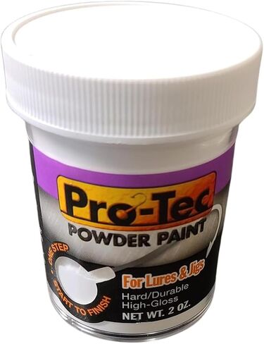 Pro-Tec Jigs and Lures Powder Paint, Jig Head Fishing Paint, Fishing Lure Paint (Ruby Slipper) in Kuwait