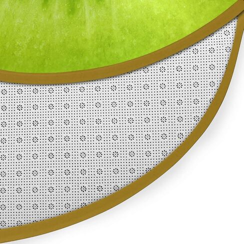 keepcute Fruit Round Area Rug, Watermelon Print Rug Non-Slip Circle Floor Mat for Bedroom Living Room Outdoor Study Playing Home Decor Rugs 3' Diameter in Saudi Arabia