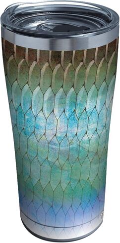 بهلوان معزول بنمط Tervis Tarpon، سعة 20 أونصة، غطاء منزلق شفاف وأسود in Saudi Arabia