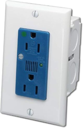 Leviton 47605-NDP AC Power Module with Two Duplex Gray Receptacles in Kuwait