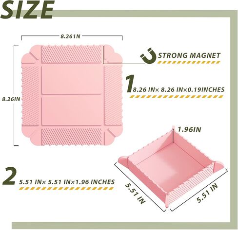 Collapsible Take Out Box with Magnet,Silicone Food Containers,Reusable Food Containers for Parties, Camping, Hiking (1 Pack) in Saudi Arabia