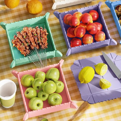 Collapsible Take Out Box with Magnet,Silicone Food Containers,Reusable Food Containers for Parties, Camping, Hiking (1 Pack) in Saudi Arabia
