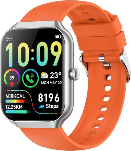 Smart Watches for Men/Women, 1.96'' Alexa Built-in Fitness Tracker Watch with Bluetooth Calls in Saudi Arabia