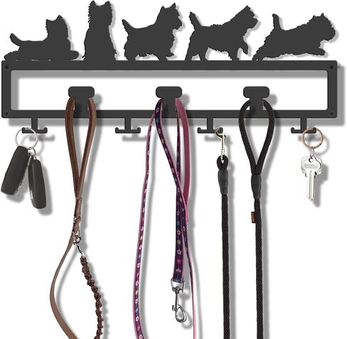Dog Leash and Collar Holder, Entryway Wall Mounted Dog Accessories Stuff Storage, Dog Leash Hanger Organizer Hook, Key Rack for Dog Mom Lover (Labrador Retriever) in Saudi Arabia
