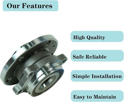 515066 Front wheel bearing hub assembly,automotive replacement hub assemblies,Compatible with Infinite QX56 2004-2007,Nissan Armada 2005-2007/Titan 2004-2007/Pathfinder Armada 2004 in Kuwait