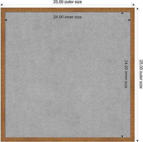 Amanti Art Framed Magnetic Board (26 x 22) Woodgrain Stripe Blonde Magnet Board, Medium Magnetic Bulletin Board for Office Decor, Mudroom, Kitchen or Organization Drop Zone from WI, USA in Saudi Arabia