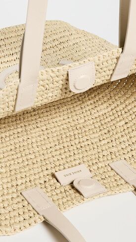 ANINE BING Women's Palermo Tote Ivory in Saudi Arabia
