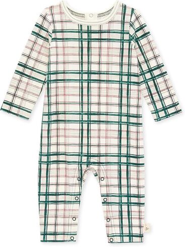 Burt's Bees Baby baby-boys Romper Jumpsuit, 100% Organic Cotton One-piece Short Sleeve Shortall, Long Sleeve Coverall in Saudi Arabia