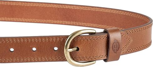Dickies Women's Casual Leather Jean Workwear Belt with Round Harness Buckle in Saudi Arabia