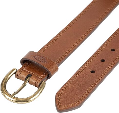 Dickies Women's Casual Leather Jean Workwear Belt with Round Harness Buckle in Saudi Arabia