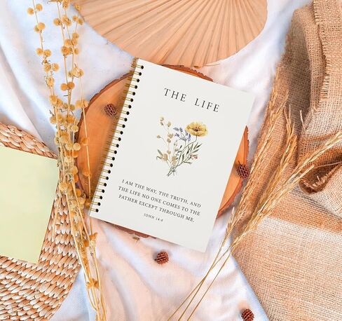 Christian Bible Verse Notebook - Scripture Journal Prayer Notebook for Note Taking Church Work, The Truth, College Ruled Hardcover Spiral Notebook 5.5 x 8.3 in Saudi Arabia