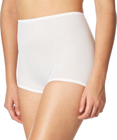 Bali Women's 3 Pack Skimp Skamp Brief Panty, Nude/Rose, 7 in Saudi Arabia