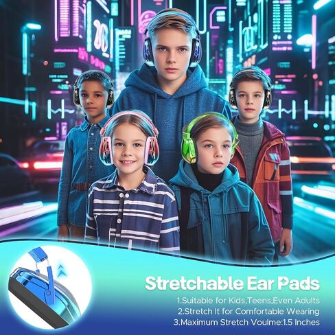 homicozy Kids حماية الأذن، إلغاء الضوضاء سماعات مقاومة للصوت للفتيات المراهقات والأطفال، غطاء أذن آمن للحد من الضوضاء للتوحد، حجب الصوت لحماية السمع للأطفال للحفلات الموسيقية، والألعاب النارية، والحدث in Kuwait