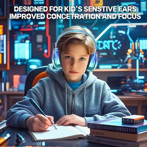 homicozy Kids حماية الأذن، إلغاء الضوضاء سماعات مقاومة للصوت للفتيات المراهقات والأطفال، غطاء أذن آمن للحد من الضوضاء للتوحد، حجب الصوت لحماية السمع للأطفال للحفلات الموسيقية، والألعاب النارية، والحدث in Kuwait