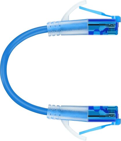 Cat 6a Ethernet Cable 0.5 ft (2-Pack) - Cat6a Patch Cable, Cat 6a Patch Cable 28AWG 10Gbps for Data Centers, Cat6a Cable,Cat6a Ethernet Cable, Network Cable, Internet Cable in Saudi Arabia