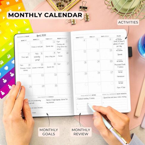 Clever Fox Advanced Weekly Planner – Undated Weekly & Monthly Life Goal Planner for Daily Productivity, Time Management and Hit Your Goals – Day Organizer Journal – Hardcover A5, Mystic Blue in Saudi Arabia