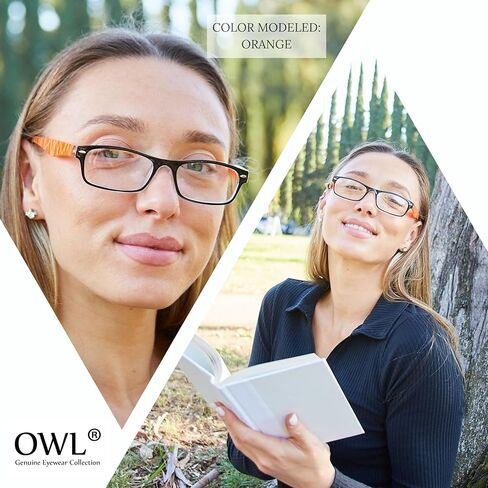 OWL Readers 5 Pack of Elegant Womens Reading Glasses with Beautiful Patterns for Ladies Deluxe Spring Hinge Stylish Look in Kuwait