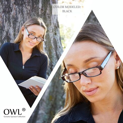 OWL Readers 5 Pack of Elegant Womens Reading Glasses with Beautiful Patterns for Ladies Deluxe Spring Hinge Stylish Look in Kuwait