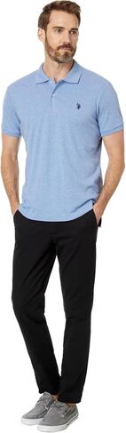U.S. Polo Assn. Men's Slim Fit Interlock Polo in Saudi Arabia