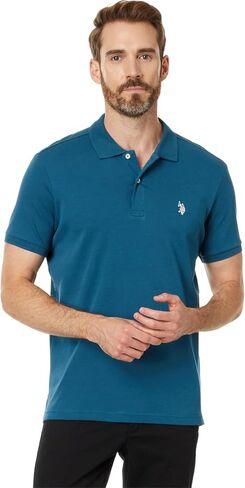 U.S. Polo Assn. Men's Slim Fit Interlock Polo in Saudi Arabia