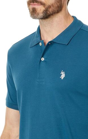 U.S. Polo Assn. Men's Slim Fit Interlock Polo in Saudi Arabia