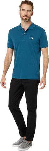 U.S. Polo Assn. Men's Slim Fit Interlock Polo in Saudi Arabia