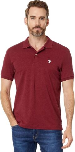U.S. Polo Assn. Men's Slim Fit Interlock Polo in Saudi Arabia