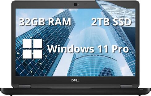 DELL Latitude 5490 14" FHD Business Laptop, Intel i5-8350U Quad Processor, 16GB RAM, 512GB PCIe SSD, ‎Intel UHD Graphics, Backlit Keyboard, HD Webcam, Windows 11 Pro, Black in Saudi Arabia