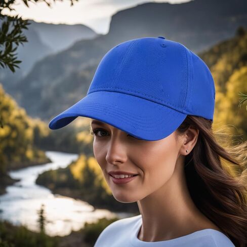 2 Pack Unisex Classic Cotton Baseball Caps Adjustable Soft Low Profile Trucker Dad Golf Tennis Hats for Women Men in Saudi Arabia