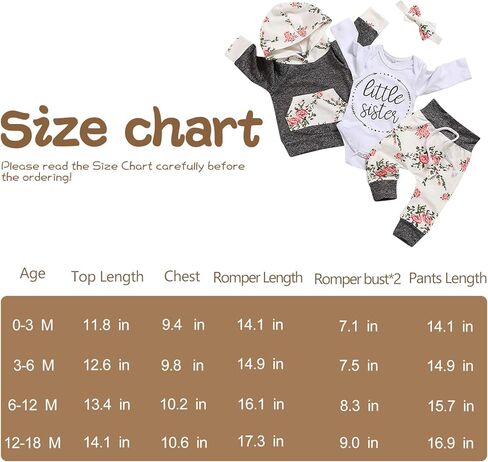 oklady Baby Girl Clothes Purple Hoodie Tops Litter Romper Floral Pant with Cute Headband 4Pcs 0-3 Months Girl Clothes in Kuwait