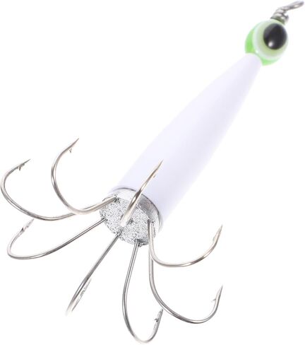 Octopus Squid Hook Bionic Fishing Lure Fishing Jigs Night Fishing Gear Fishing Hook Glow Squid Jigs in Saudi Arabia