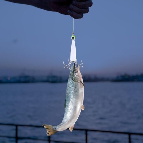 Octopus Squid Hook Bionic Fishing Lure Fishing Jigs Night Fishing Gear Fishing Hook Glow Squid Jigs in Saudi Arabia