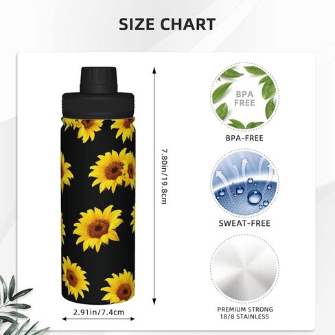 shangtiezao Axolotl 18oz Sports Insulated Water Bottle Double-Wall Vacuum Stainless Steel Reusable Leak & Sweat Proof Water Kettle For Fitness Gym Outdoor Girls Women in Saudi Arabia