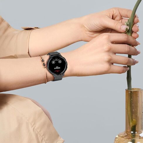 TRUMiRR Women Band for Venu 3S (41mm) Smart Watch, Mesh Stainless Steel Watchband Soft Gold Strap for Garmin Venu 3S / Venu 2S / Vivomove 3S / Forerunner 265S in Kuwait