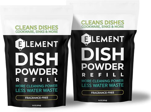 ELEMENT | Dish Powder | 14 OZ | Fragrance-Free in Saudi Arabia