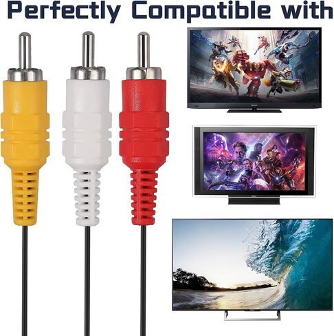 محول PS2 إلى HDMI 1080P Playstation HDMI جودة الصورة Upscaler HDTV Cable لمحول Playstation 1/2 HDMI متوافق مع وحدة تحكم Sony PS1/PS2 100% محسّن (6.5FT، S/Video Signal Output) in Kuwait