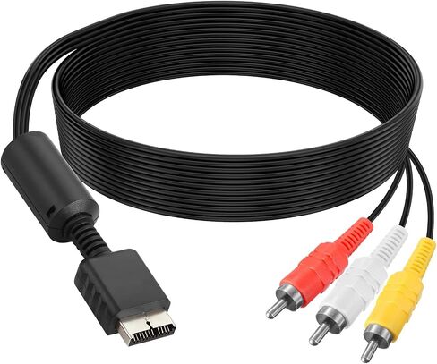 محول PS2 إلى HDMI 1080P Playstation HDMI جودة الصورة Upscaler HDTV Cable لمحول Playstation 1/2 HDMI متوافق مع وحدة تحكم Sony PS1/PS2 100% محسّن (6.5FT، S/Video Signal Output) in Kuwait