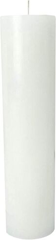 3x12 White Pillar Candle Unscented Home Decor Candle (D:7.5 cm H:31 cm) in Saudi Arabia